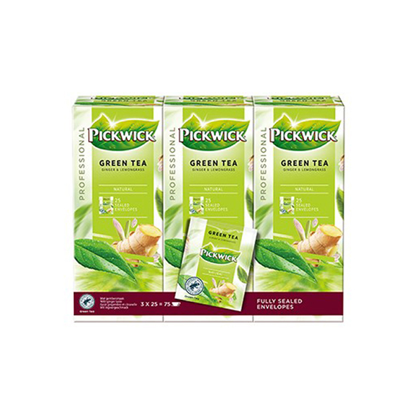 Pickwick prof. green tea ginger & lemongrass 1.5 gr