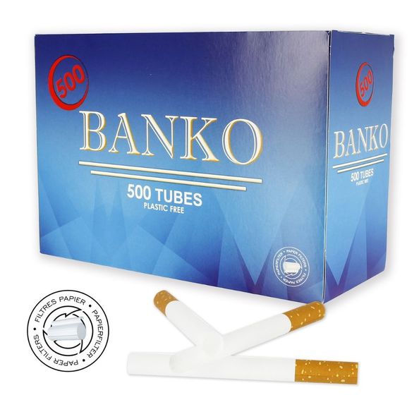 Banko hulzen met papieren filter 500 stuks