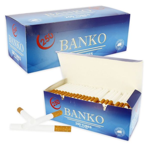 Banko hulzen met papieren filter pak 250 stuks