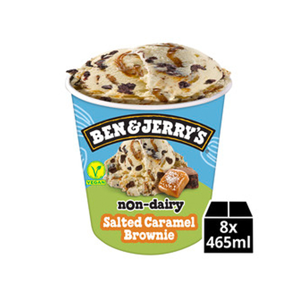 Ben & Jerry's Pint  non-dairy salted caramel brownie 8 x 465 ml