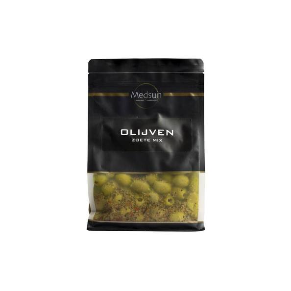 Olijven groen zoete mix 1 kg zak