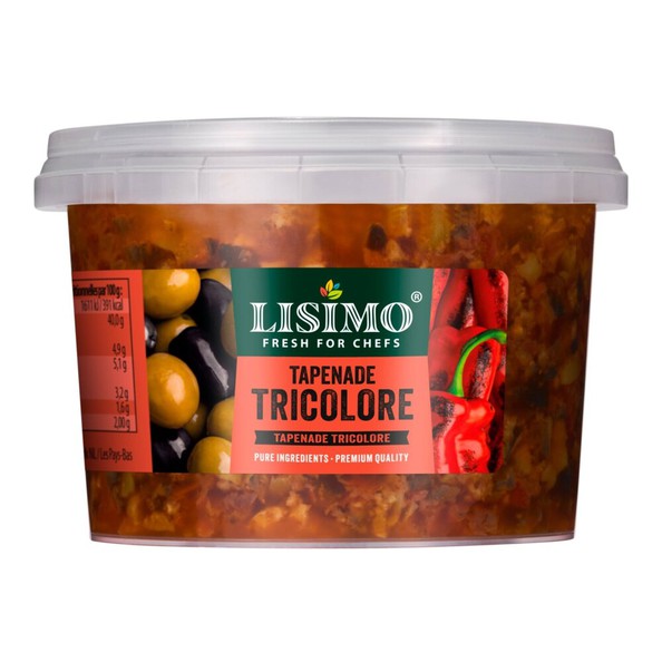 Lisimo tapenade tricolore 250 gr