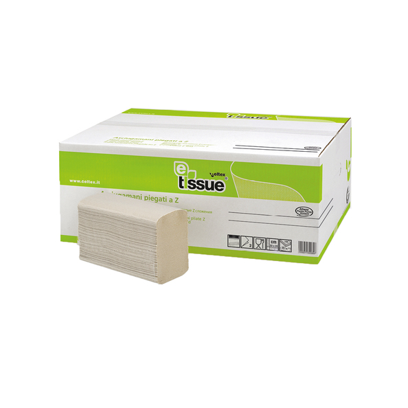 E-tissue handdoekpapier 2-laags multifolded 24 x 20.5 cm 25x 150 stuks