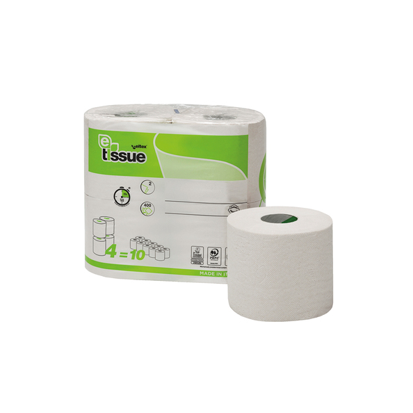 E-tissue toiletpapier 2-laags 60 rol a400 vel
