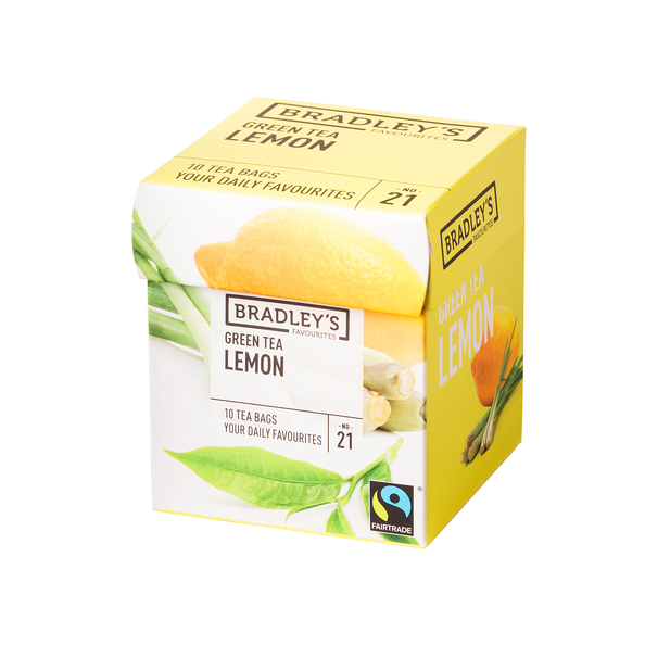 Bradley's favourites green tea lemon 10x1.75 gram No. 21