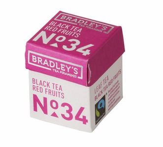 Bradley's piraminis black tea red fruits 2 gram N.34