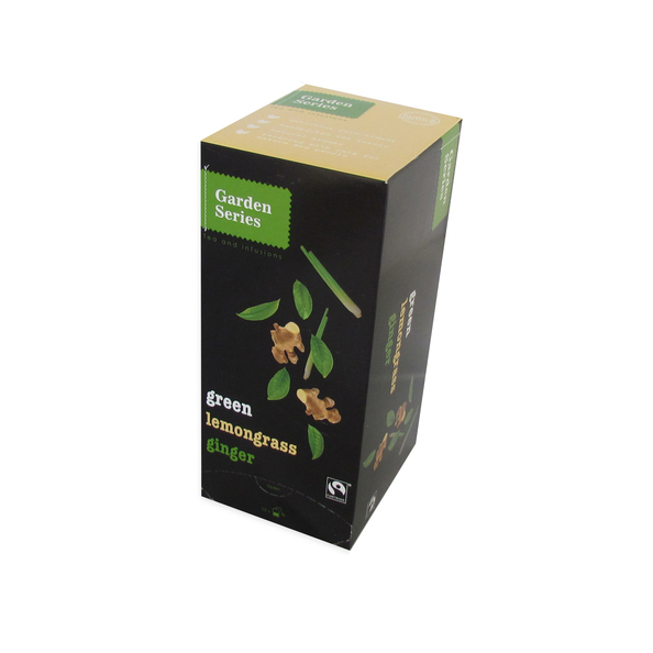 Garden series Green LemonGrass & Ginger. Fairtrade 25 x 2 Gram