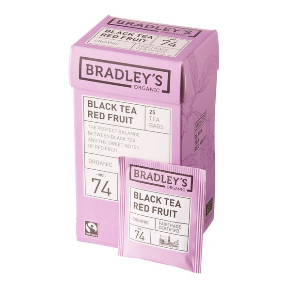 Bradley's organic black tea red fruit 25x2 gram