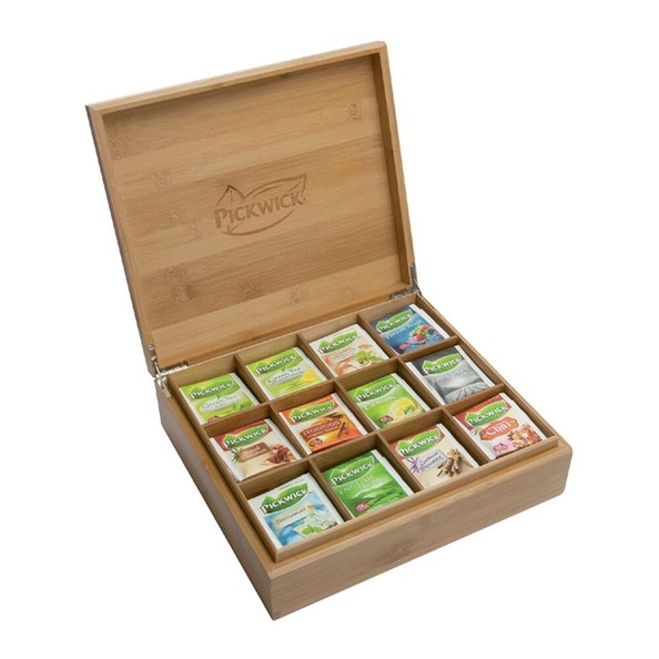 Pickwick professional theekist bamboe 12-vaks