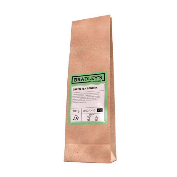Bradley's organic green tea 100 gr