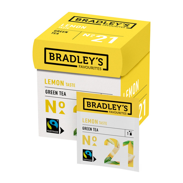Bradley's favourites green tea lemon 12x1.75 gram No. 21