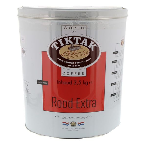 Tik tak koffie rood snelfilter 3.5 kg