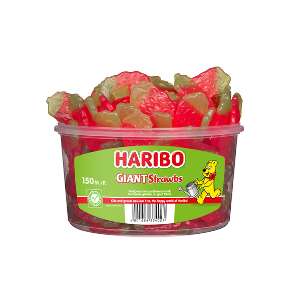 Haribo aardbeien 150 stuks