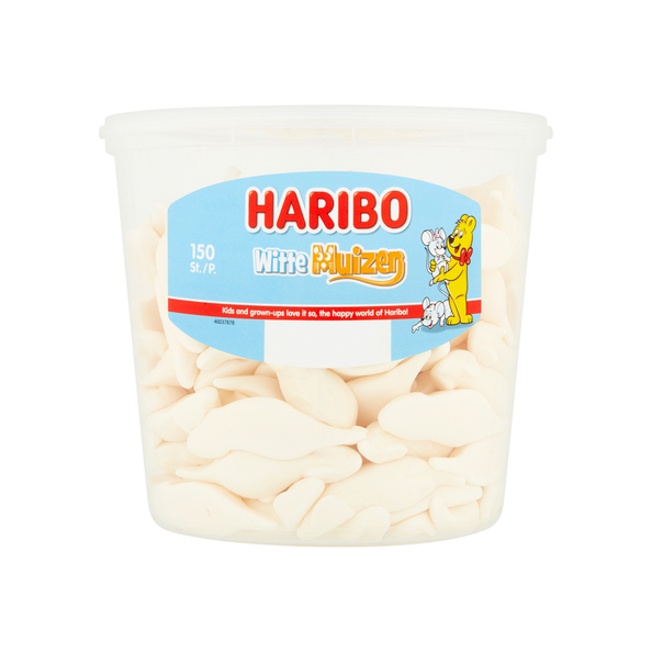 Haribo witte muizen 150 stuks