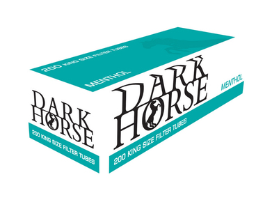 Dark horse menthol hulzen 200 stuks