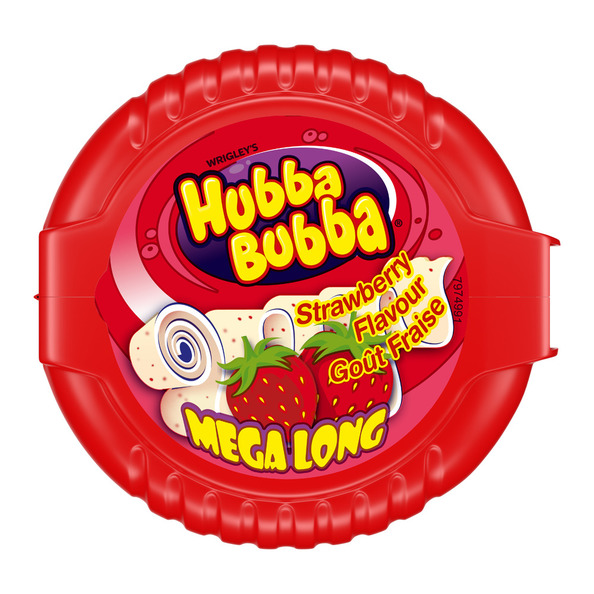 Hubba Bubba tape strawberry 56 gr