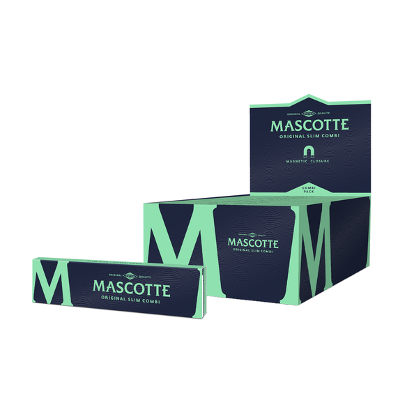 Mascotte original combi pack 34 papers 34 tipsSlim size with magnet + tips