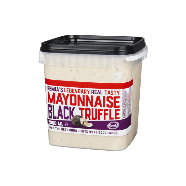 Remia mayonaise black truffle pot 2.5 liter