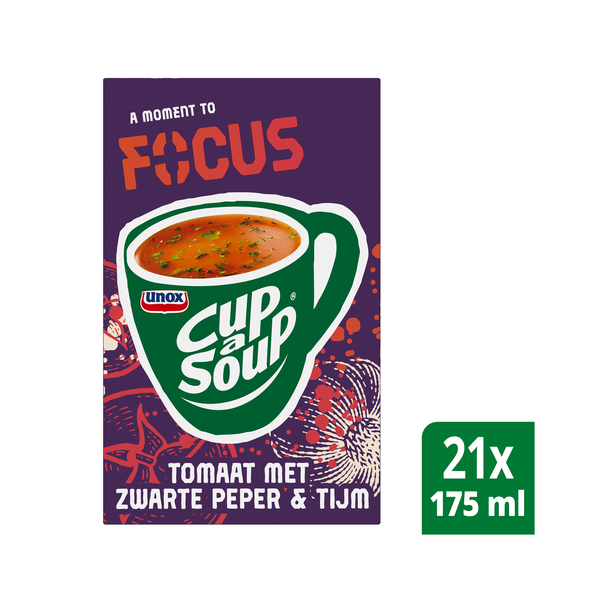 Unox Cup-a-Soup focus tomaat 21 x 175 ml