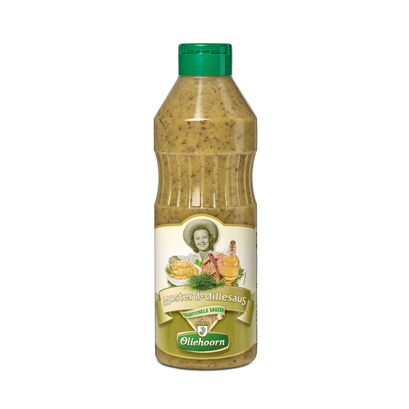 Oliehoorn mosterd-dillesaus 900 ml