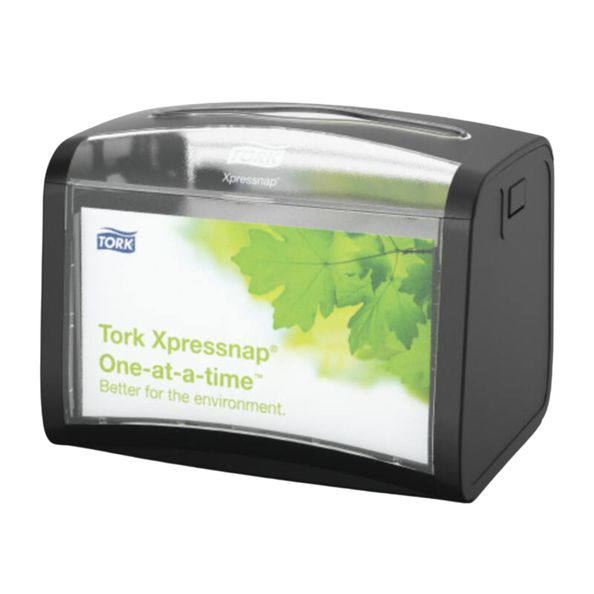 Tork Xpressnap servet dispenser tabletop zwart N4 per stuk