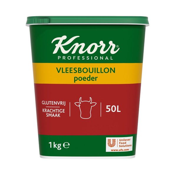 Knorr 1-2-3 vleesbouillon krachtig 50 liter