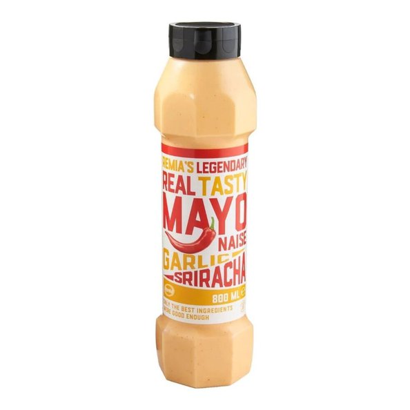 Remia legendary real tasty mayonaise garlic sriracha 800 ml