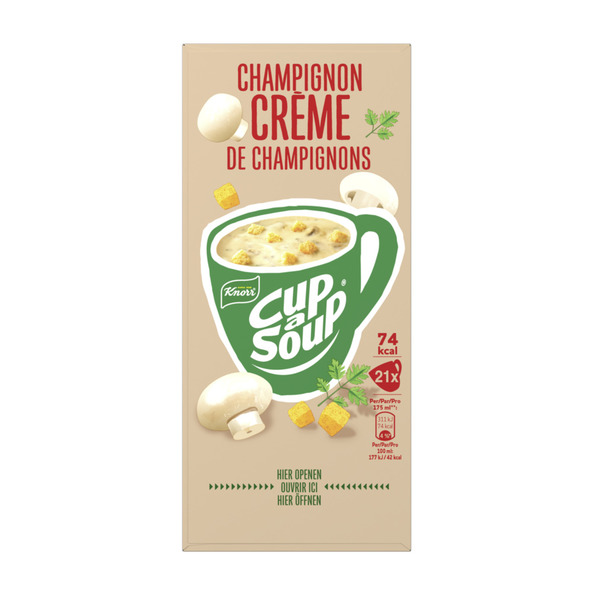 Knorr Cup-a-Soup Champignon Creme 21 x 175 ml