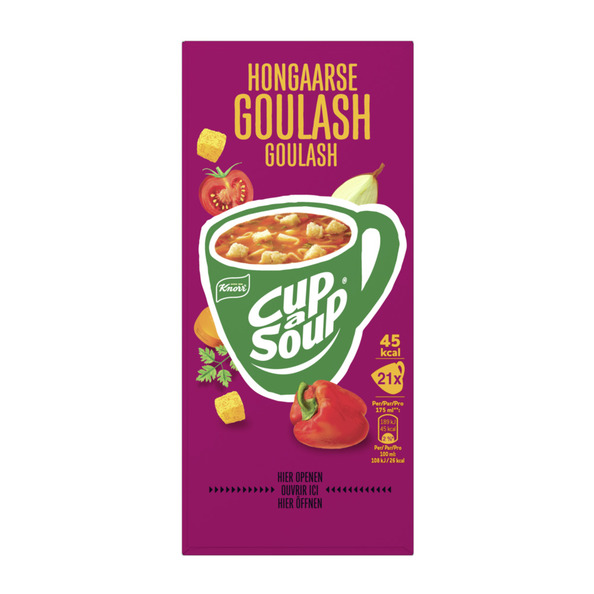 Knorr Cup-a-Soup Hongaarse Goulash 21 x 175 ml