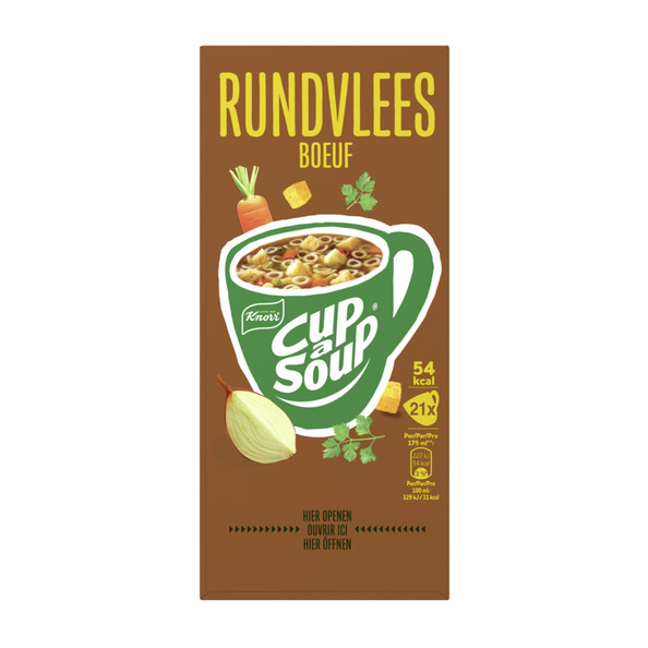 Knorr Cup-a-Soup Rundvlees 21 x 175 ml
