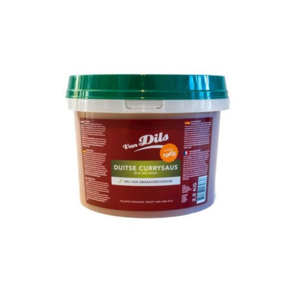 Van dils duitse currysaus 2.5 liter