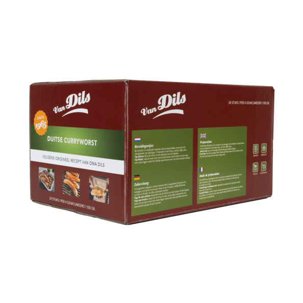 Van dils duitse curryworsten 100 gr