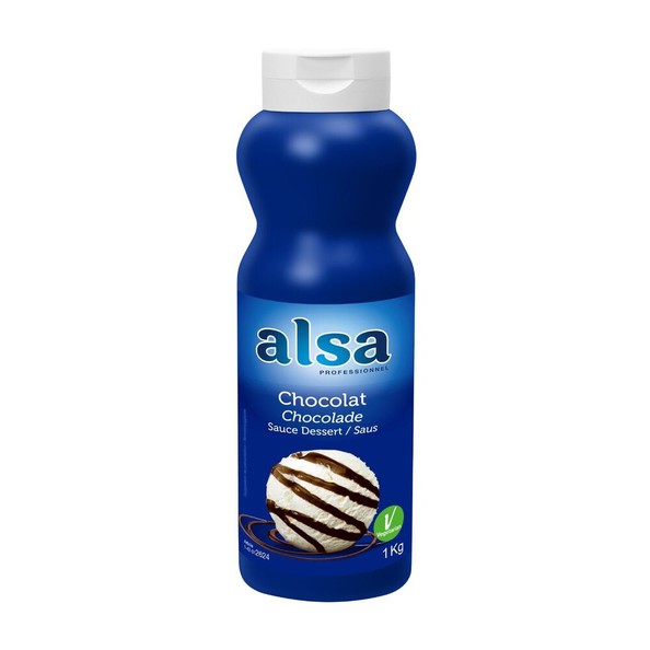 Alsa dessert topping chocolade 1 kg