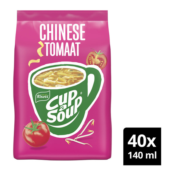 Knorr Cup-a-Soup vending Chinese Tomaat 40 x 140 ml  x 4