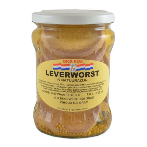 Dick kok leverworst plakken 300 gr
