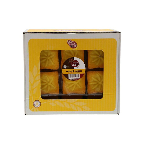 Gouden aar custard cakejes 6 stuks a 40 gram
