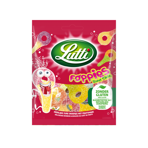 Lutti foppies zakje 70 gr