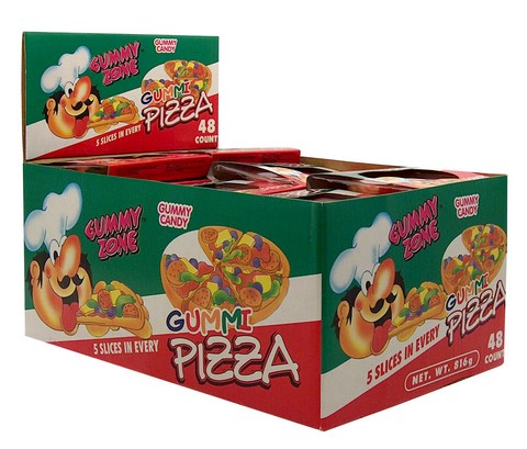 Gummy zone gummy pizza