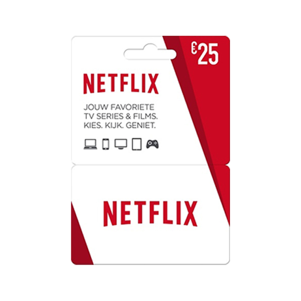 Netflix giftcard 25 euro