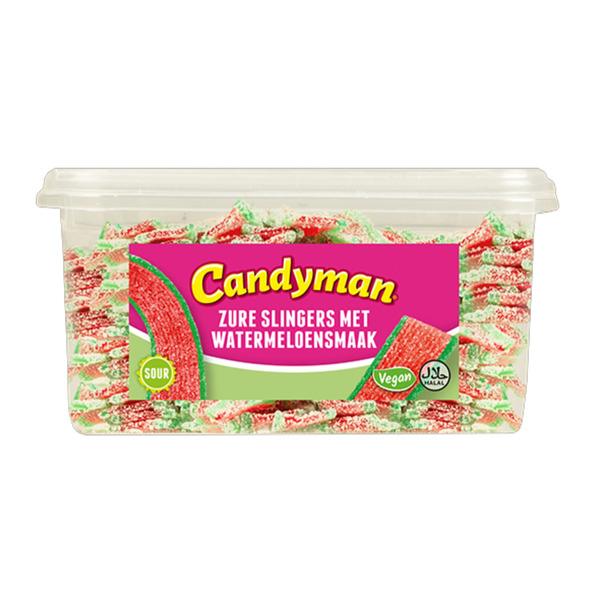 Candyman zure slingers watermeloen 1 kg