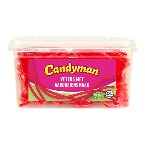 Candyman aardbei veters 1 kg