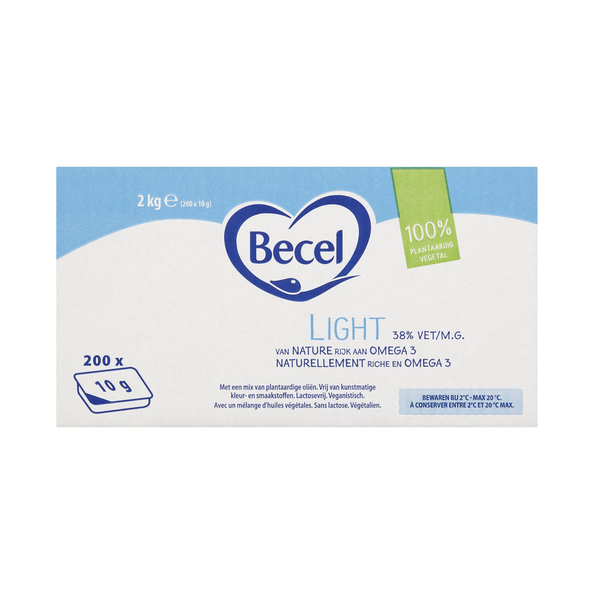 Becel light margarine 38% portie 10 gr