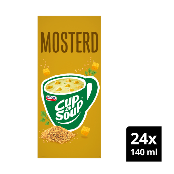 Unox Cup-a-Soup mosterd 24 x 140 ml