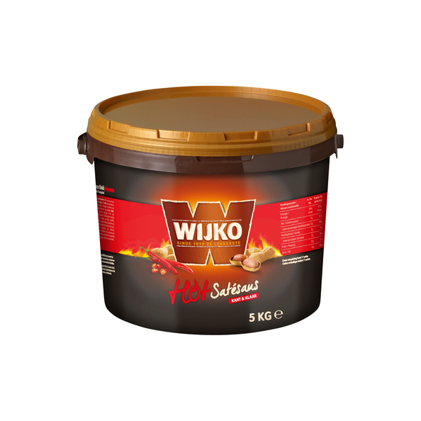 Wijko satesaus hot kant en klaar 5 kg