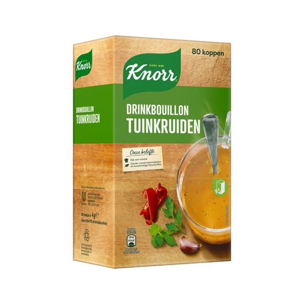 Knorr drinkbouillon tuinkruiden zakje - 1