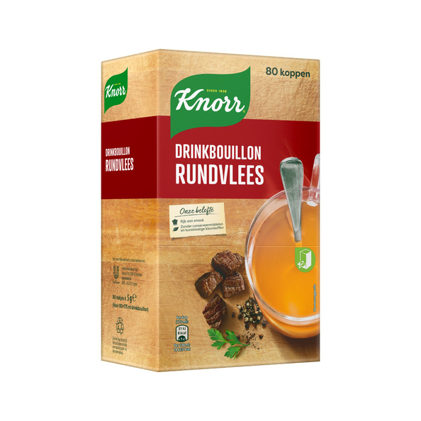 Knorr drinkbouillon rundvlees zakje - 1