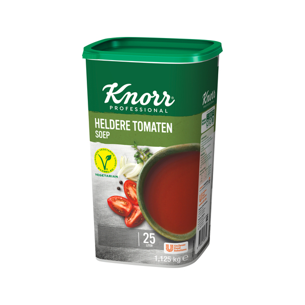 Knorr heldere tomatensoep 25ltr.
