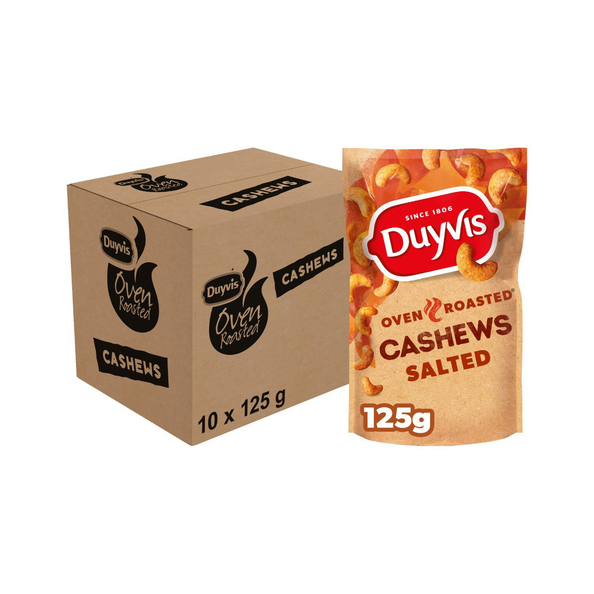 Duyvis dry roasted cashews 125 gr