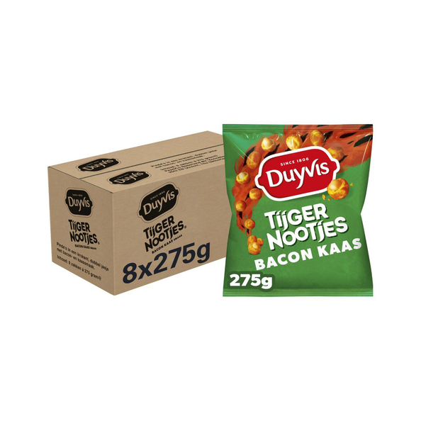 Duyvis tijgernootjes bacon cheese 275 gr