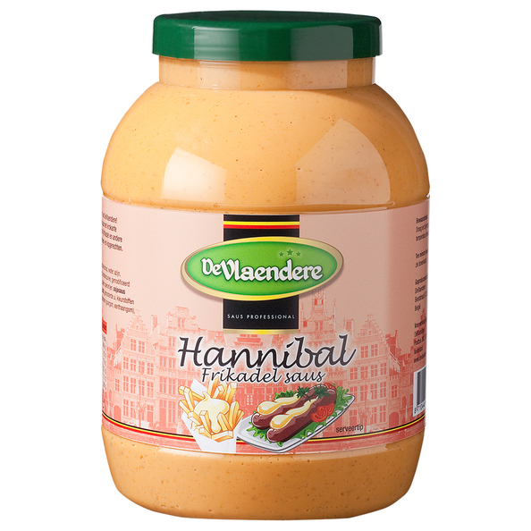 De Vlaendere hanibalsaus frikandelsaus 3 liter